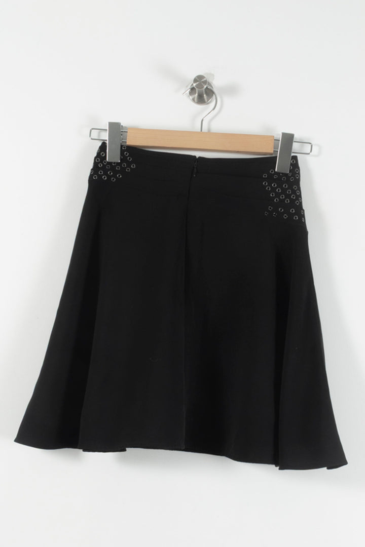 Jupe Évasée Noire - Taille XXS/32 de la marque The Kooples | PARAD89763 - Vendu par Paradigme - Image 4