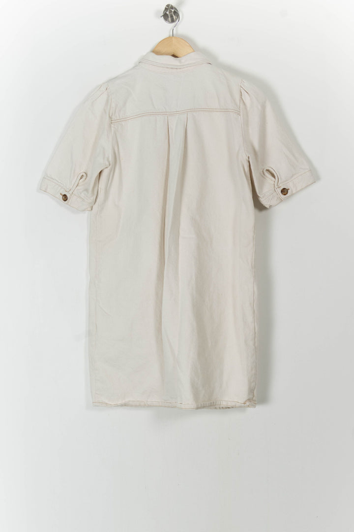 Robe Chemise Beige - Taille M/38 de la marque Sézane | PARAD89766 - Vendu par Paradigme - Image 4