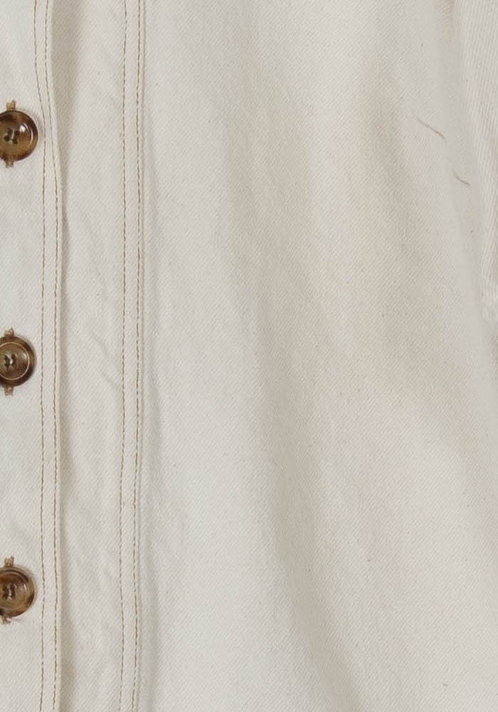 Robe Chemise Beige - Taille M/38 de la marque Sézane | PARAD89766 - Vendu par Paradigme - Image 3