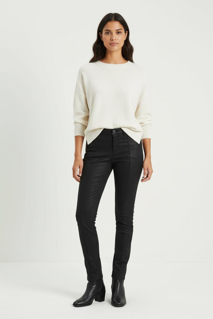 Pantalon Slim Noir - Taille M/38 de la marque One Step | PARAD89769 - Vendu par Paradigme - Image 1