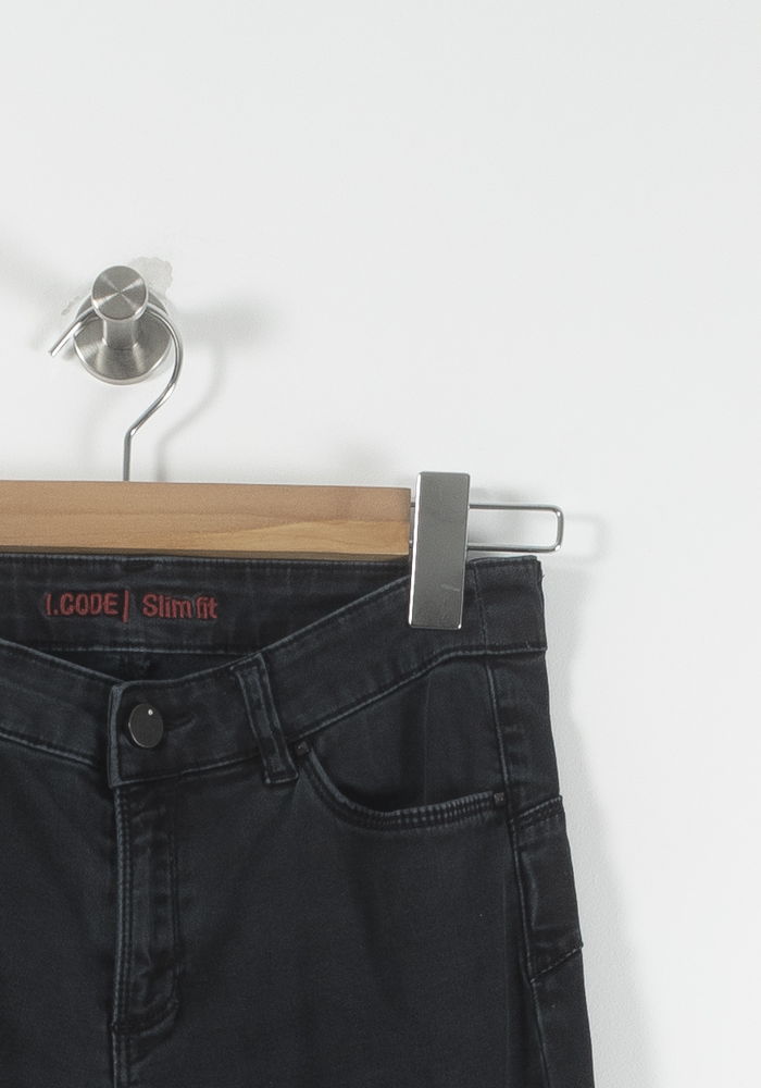 Jean Slim Noir - Taille XS/34 de la marque I.Code | PARAD89782 - Vendu par Paradigme - Image 3