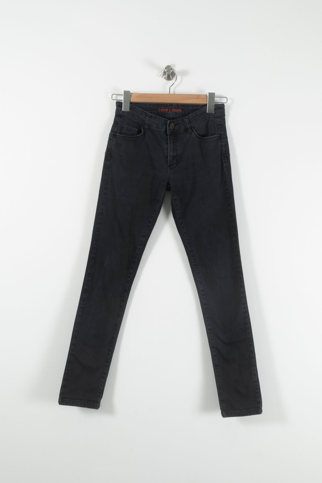 Jean Slim Noir - Taille XS/34 de la marque I.Code | PARAD89782 - Vendu par Paradigme - Image 2