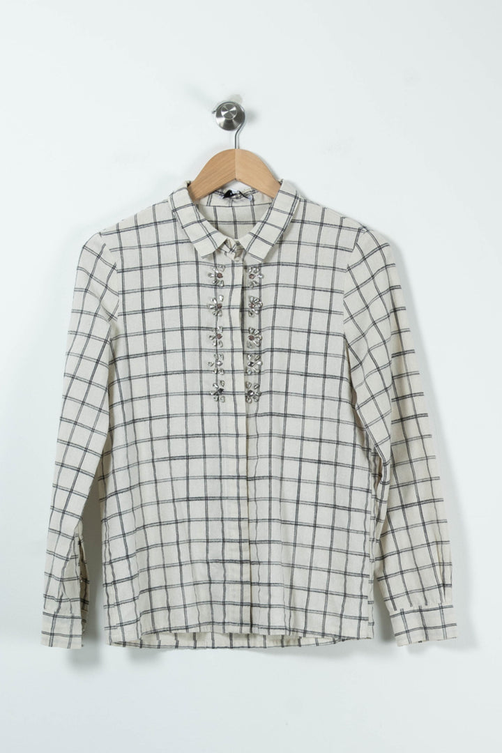 Chemise Blanche et Noire - Taille S/36 de la marque Suncoo | PARAD89783 - Vendu par Paradigme - Image 2