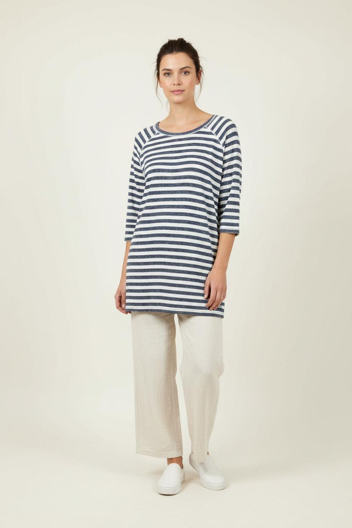 Robe Courte Bleue et Blanche - Taille S/36 de la marque Levi's | PARAD89784 - Vendu par Paradigme - Image 1