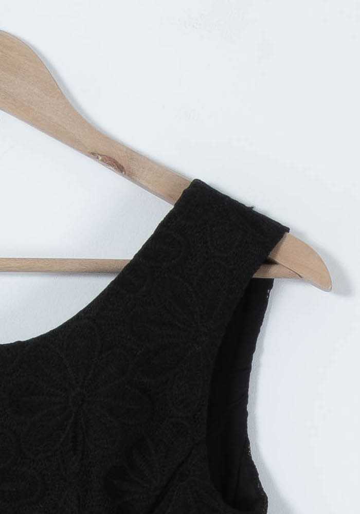 Robe Longue Noire - Taille S/36 de la marque Claudie Pierlot | PARAD89804 - Vendu par Paradigme - Image 3