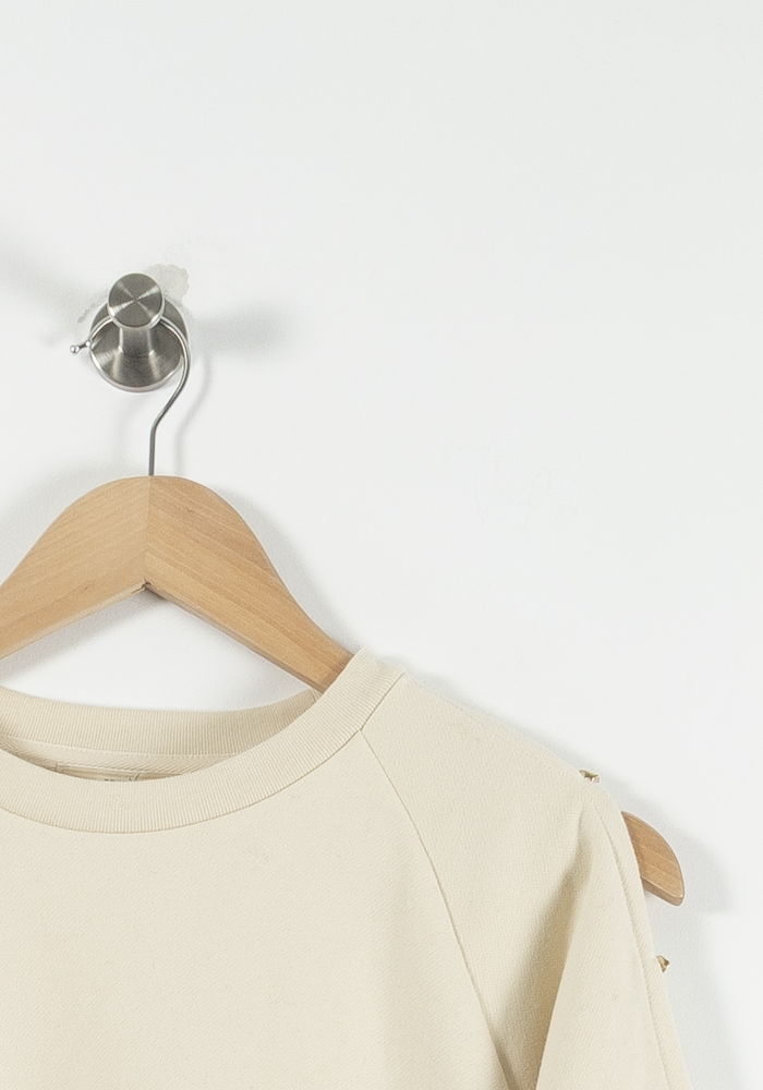 Sweatshirt Beige - Taille S/36 de la marque Sessùn | PARAD89813 - Vendu par Paradigme - Image 3
