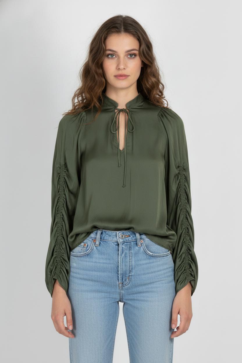 Blouse Verte - Taille S/36 de la marque Zadig&Voltaire | PARAD89814 - Vendu par Paradigme - Image 1