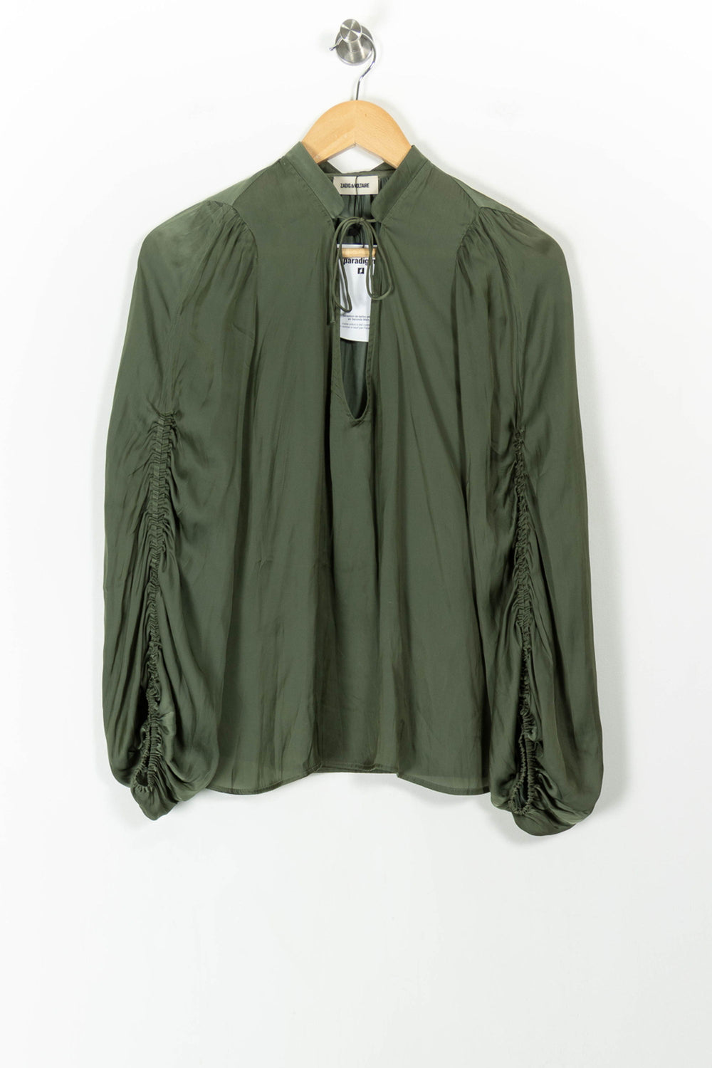 Blouse Verte - Taille S/36 de la marque Zadig&Voltaire | PARAD89814 - Vendu par Paradigme - Image 2