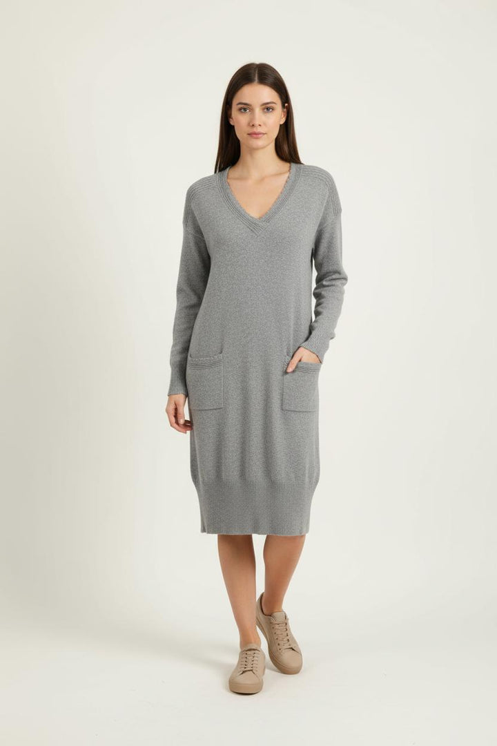 Robe Pull Grise - Taille XS/34 de la marque Suncoo | PARAD89821 - Vendu par Paradigme - Image 1