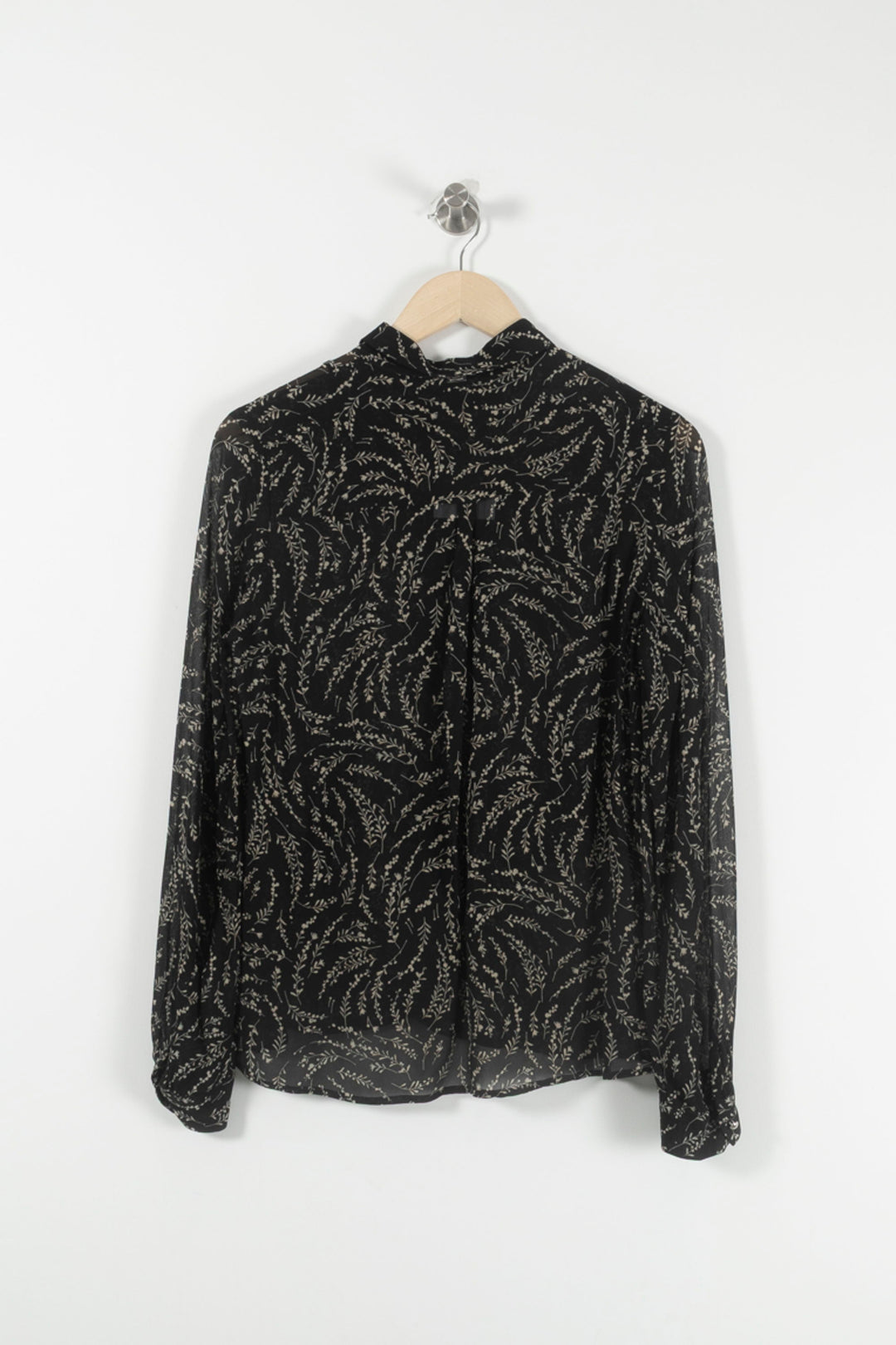 Blouse Noire et Beige - Taille S/36 de la marque IKKS | PARAD89828 - Vendu par Paradigme - Image 4