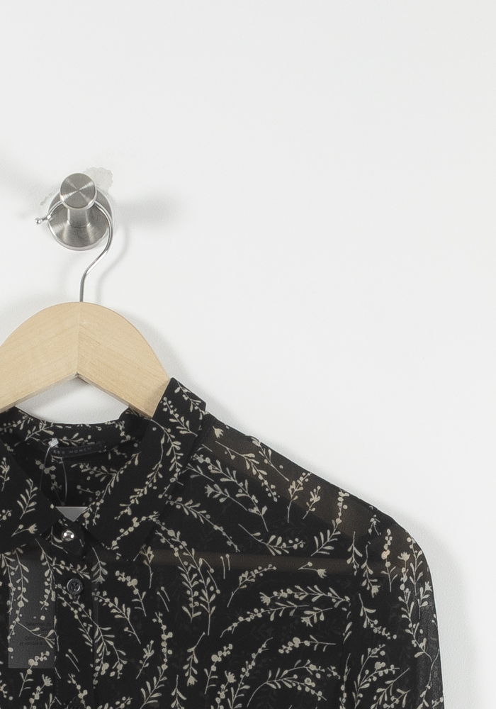 Blouse Noire et Beige - Taille S/36 de la marque IKKS | PARAD89828 - Vendu par Paradigme - Image 3