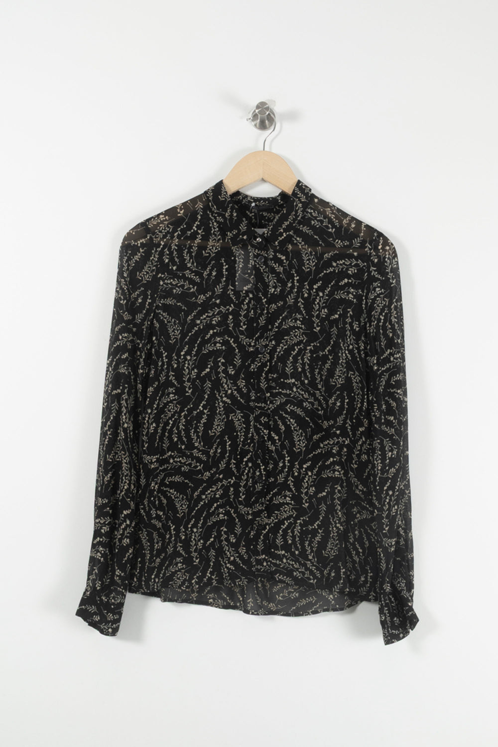 Blouse Noire et Beige - Taille S/36 de la marque IKKS | PARAD89828 - Vendu par Paradigme - Image 2