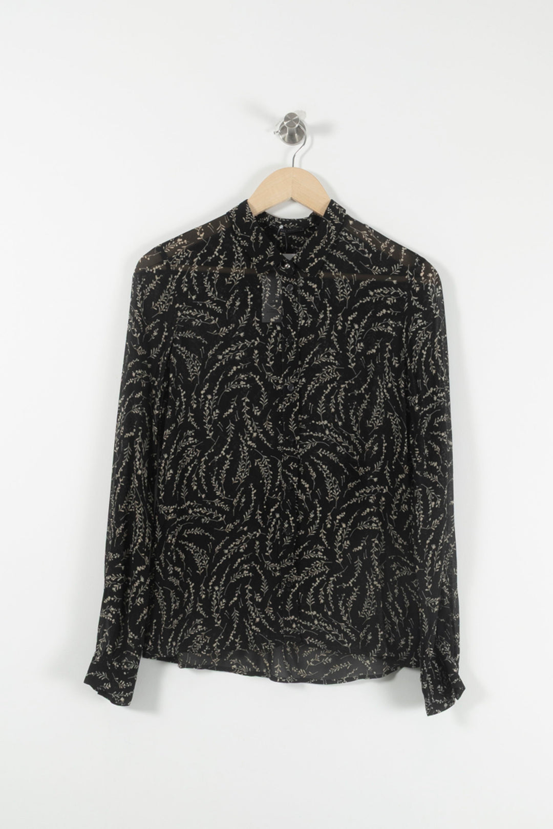 Blouse Noire et Beige - Taille S/36 de la marque IKKS | PARAD89828 - Vendu par Paradigme - Image 2
