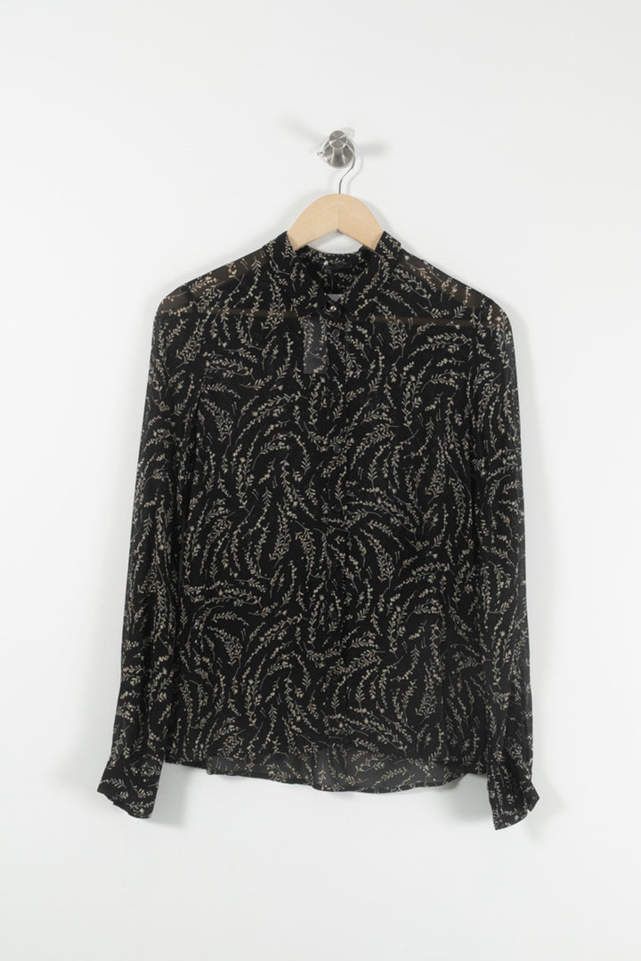 Blouse Noire et Beige - Taille S/36 de la marque IKKS | PARAD89828 - Vendu par Paradigme - Image 2