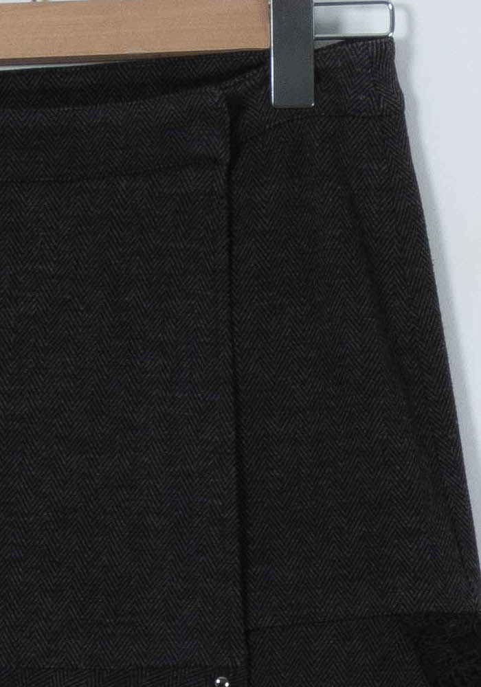 Jupe Courte Grise - Taille L/40 de la marque Liu Jo | PARAD89830 - Vendu par Paradigme - Image 3