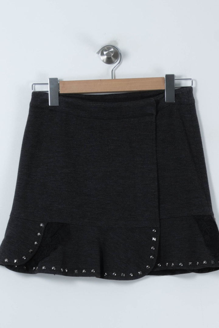 Jupe Courte Grise - Taille L/40 de la marque Liu Jo | PARAD89830 - Vendu par Paradigme - Image 2
