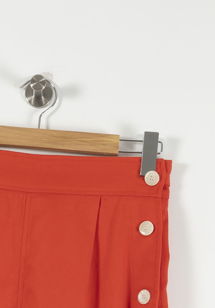 Jupe Midi Rouge - Taille M/38 de la marque Rouje | PARAD89842 - Vendu par Paradigme - Image 3