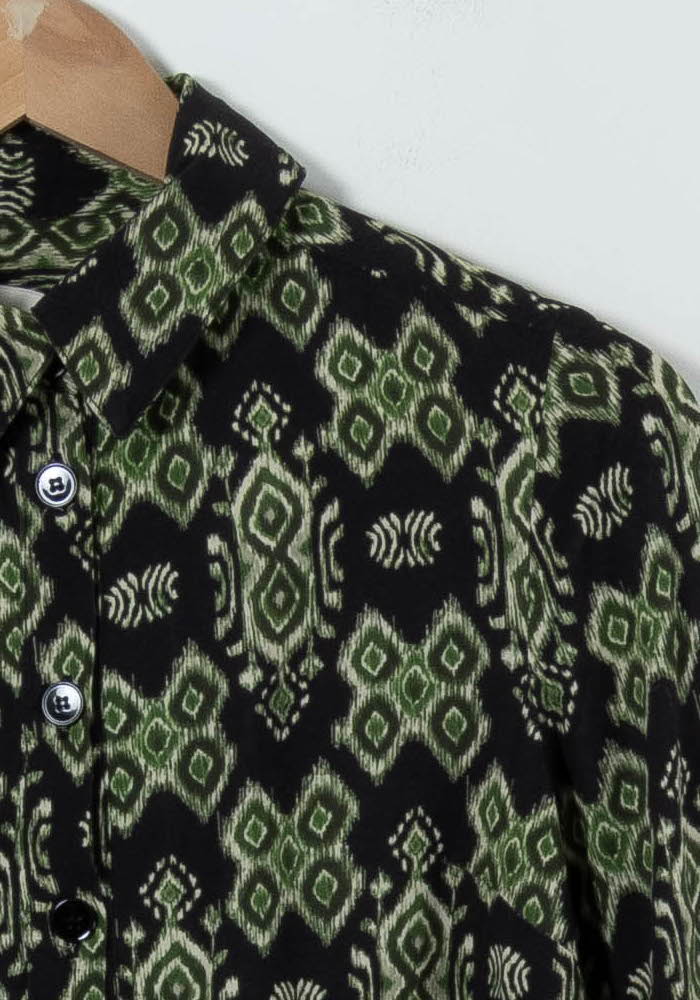 Chemise Noire et Verte - Taille XS/34 de la marque Stella Forest | PARAD89851 - Vendu par Paradigme - Image 3
