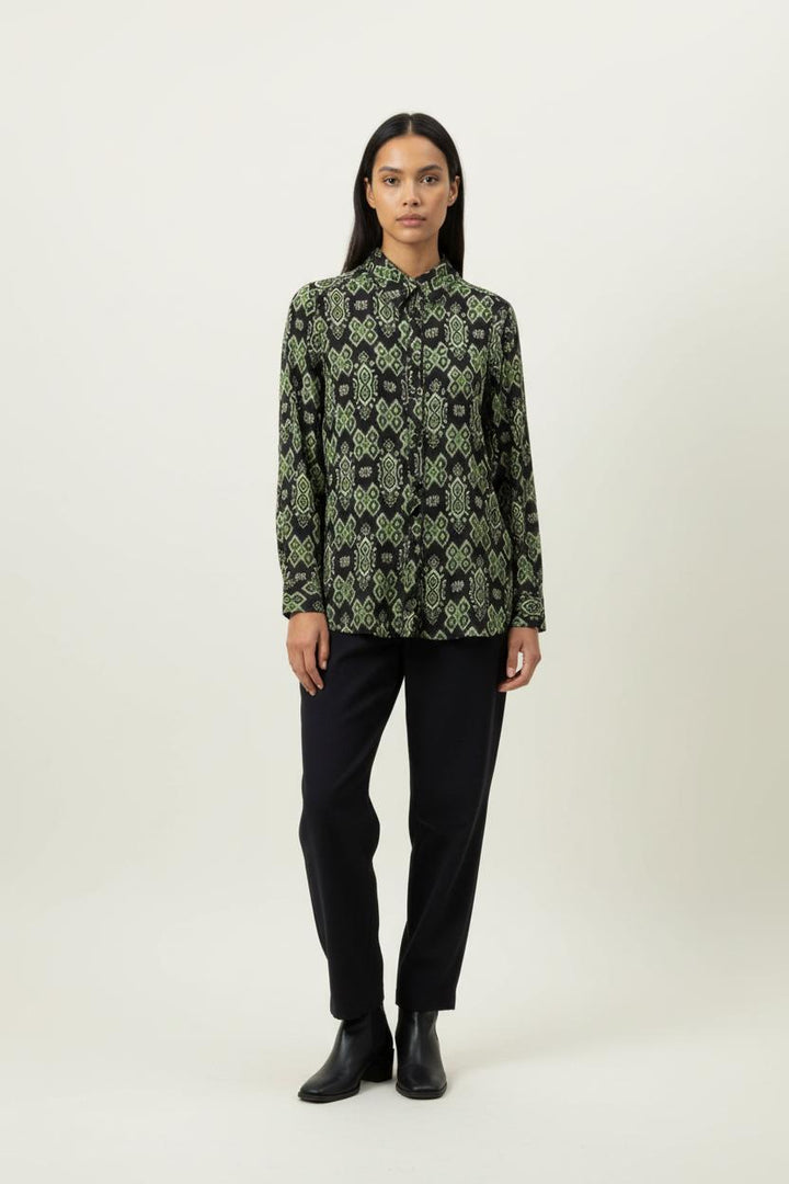 Chemise Noire et Verte - Taille XS/34 de la marque Stella Forest | PARAD89851 - Vendu par Paradigme - Image 1