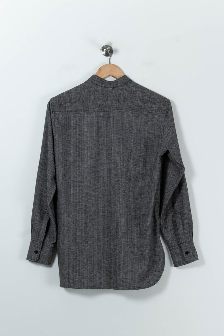 Chemise Col Mao Grise - Taille S/36 de la marque Laurence Bras | PARAD89852 - Vendu par Paradigme - Image 4