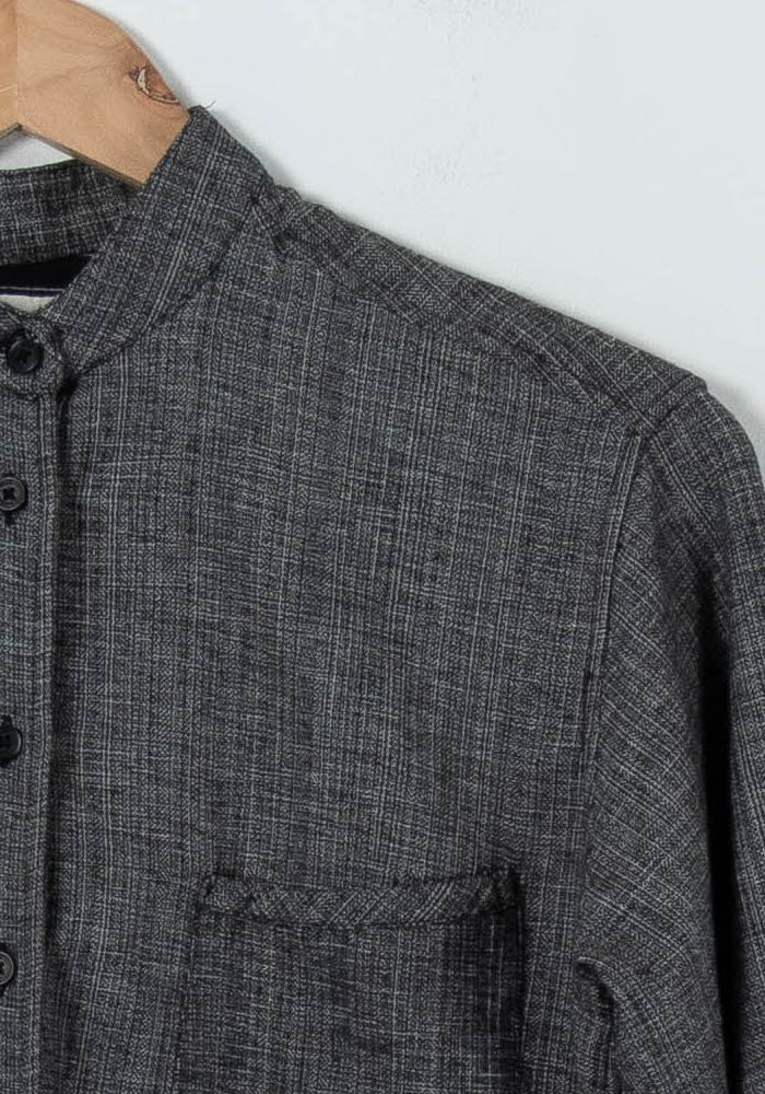 Chemise Col Mao Grise - Taille S/36 de la marque Laurence Bras | PARAD89852 - Vendu par Paradigme - Image 3