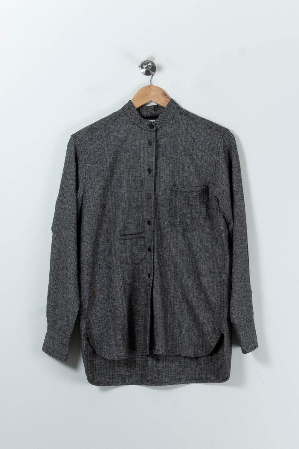 Chemise Col Mao Grise - Taille S/36 de la marque Laurence Bras | PARAD89852 - Vendu par Paradigme - Image 2
