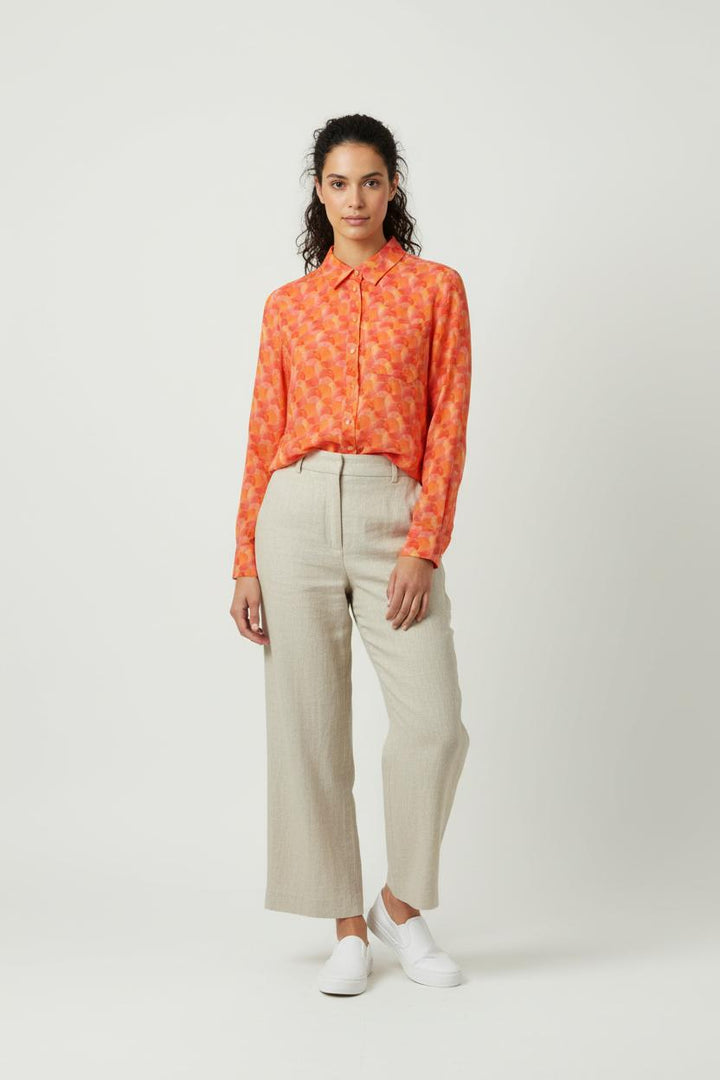 Chemise Orange et Rose - Taille XS/34 de la marque Soi Paris | PARAD89855 - Vendu par Paradigme - Image 1