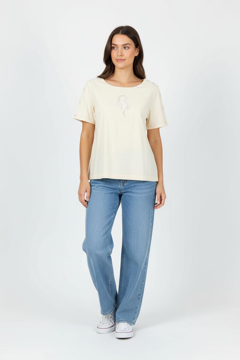 Blouse Jaune - Taille S/36 de la marque Karl Marc John | PARAD89857 - Vendu par Paradigme - Image 1