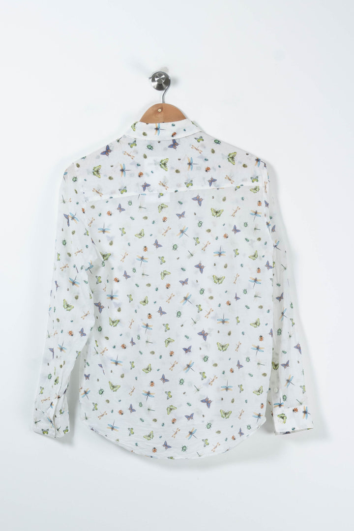 Chemise Imprimée Blanche - Taille S/36 de la marque The Kooples | PARAD89860 - Vendu par Paradigme - Image 4