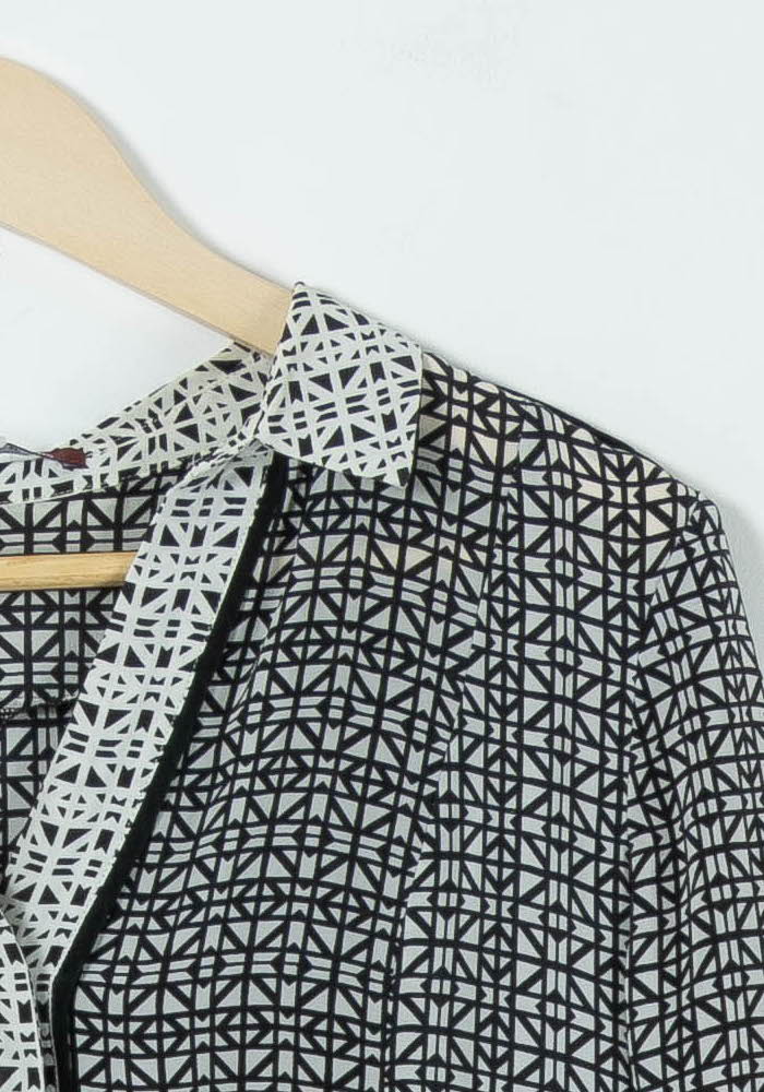 Robe Courte Noire et Blanche - Taille M/38 de la marque Comptoir des Cotonniers | PARAD89862 - Vendu par Paradigme - Image 3