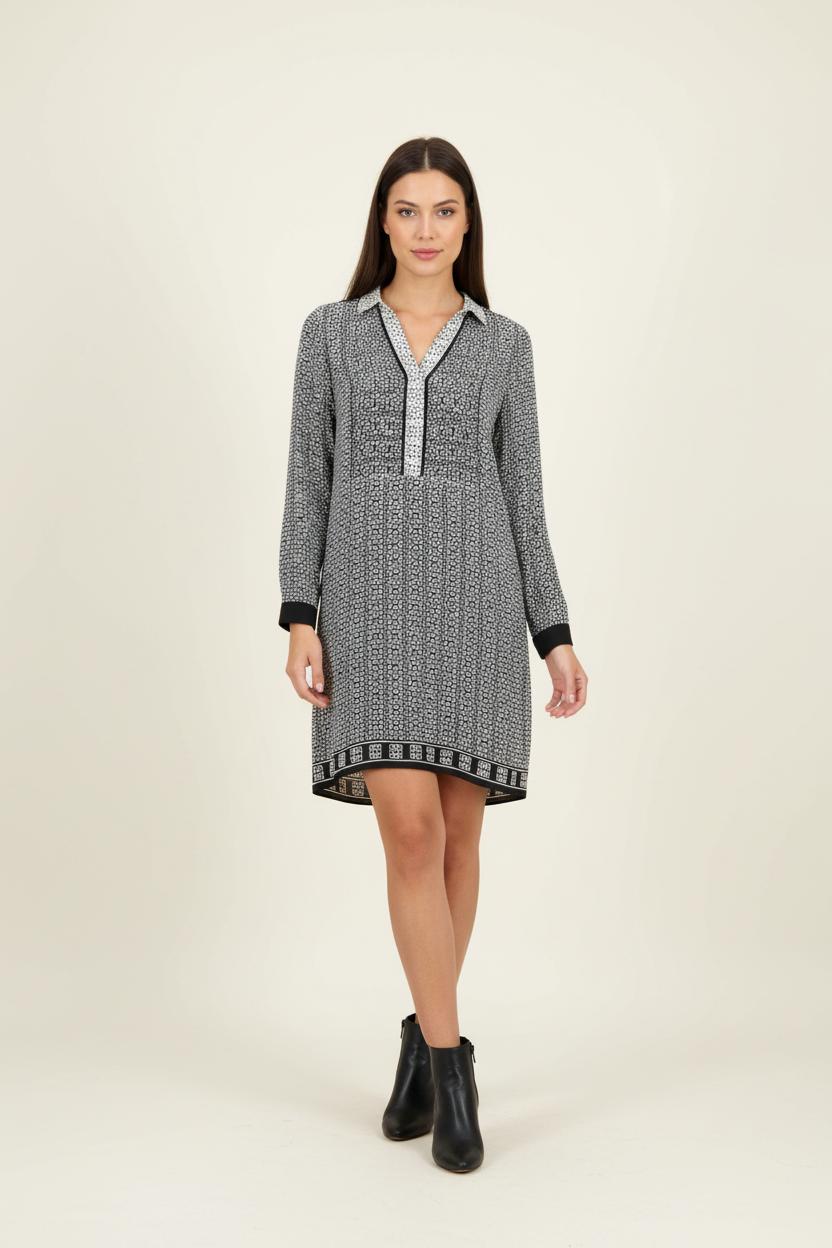 Robe Courte Noire et Blanche - Taille M/38 de la marque Comptoir des Cotonniers | PARAD89862 - Vendu par Paradigme - Image 1