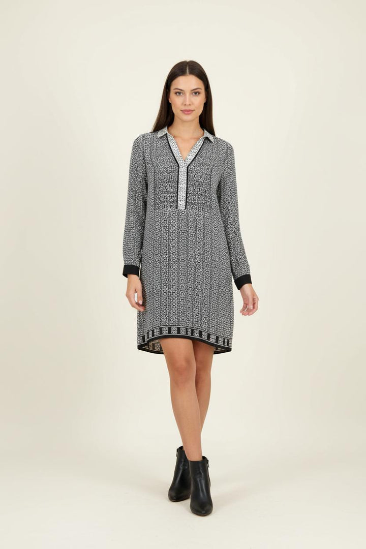 Robe Courte Noire et Blanche - Taille M/38 de la marque Comptoir des Cotonniers | PARAD89862 - Vendu par Paradigme - Image 1