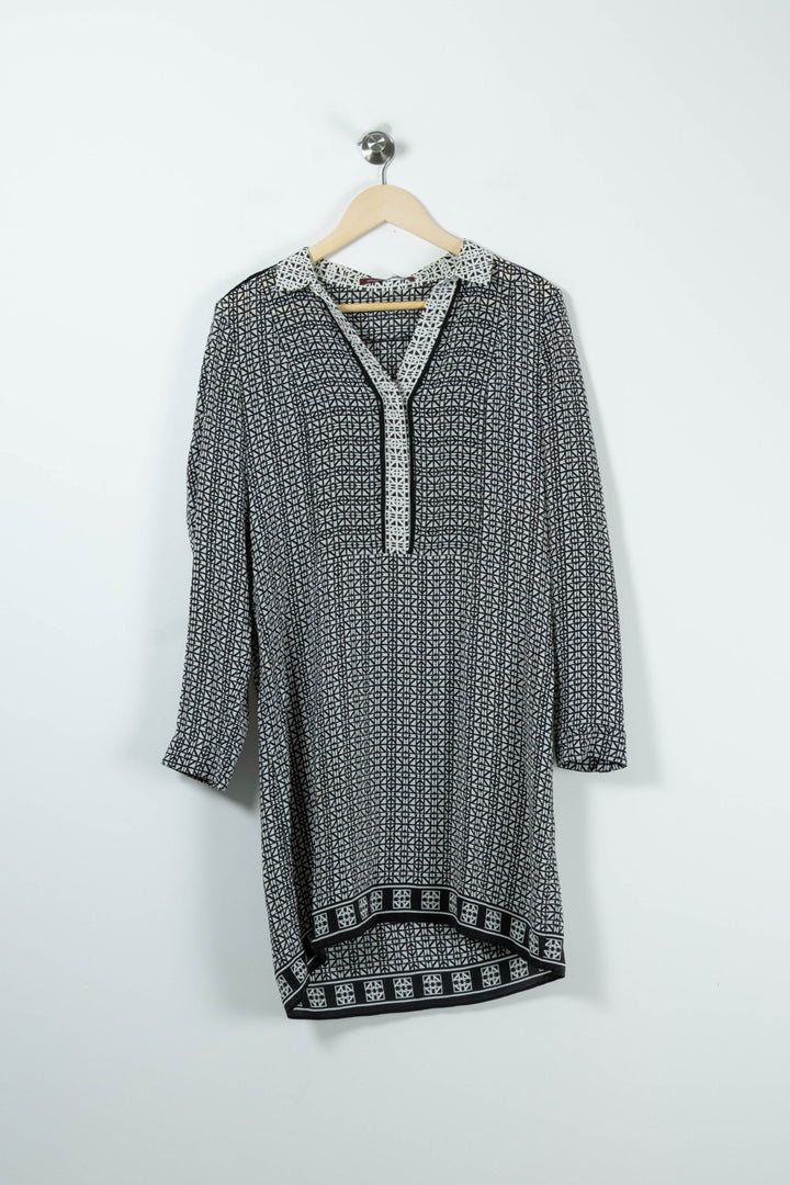 Robe Courte Noire et Blanche - Taille M/38 de la marque Comptoir des Cotonniers | PARAD89862 - Vendu par Paradigme - Image 2