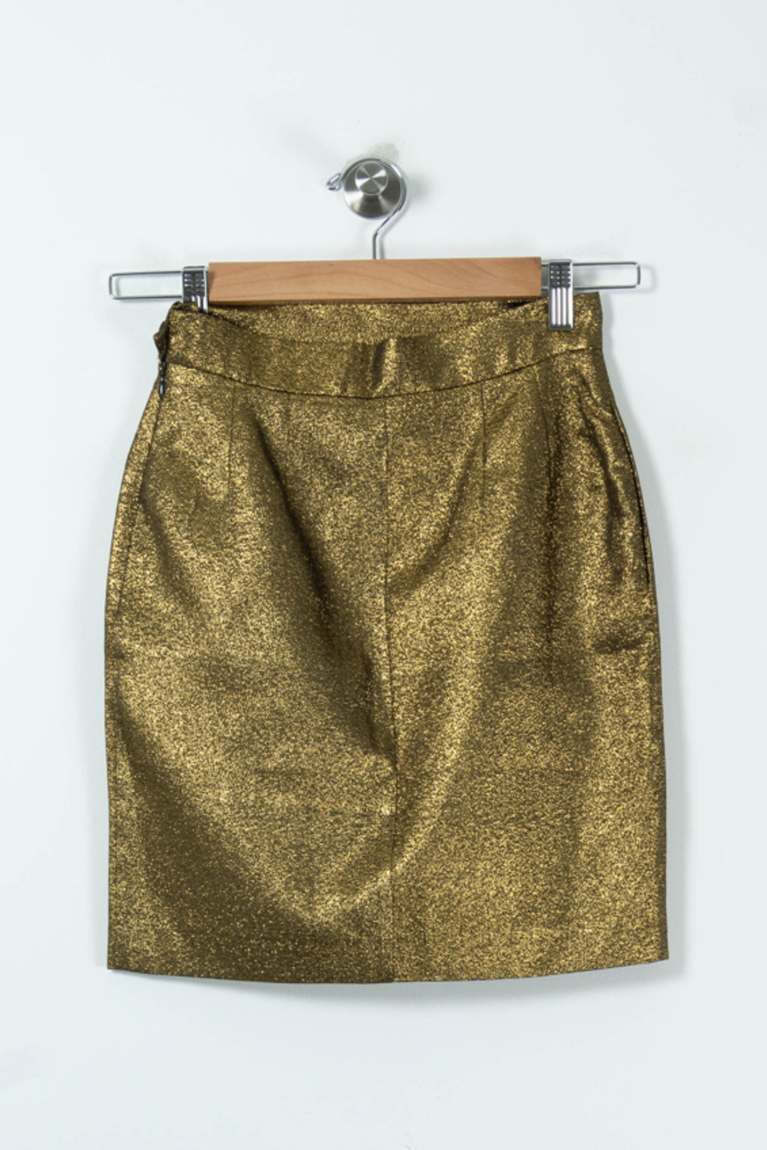 Jupe Crayon Or - Taille XS/34 de la marque Soeur | PARAD89870 - Vendu par Paradigme - Image 4