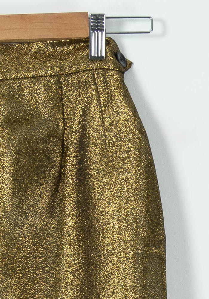 Jupe Crayon Or - Taille XS/34 de la marque Soeur | PARAD89870 - Vendu par Paradigme - Image 3