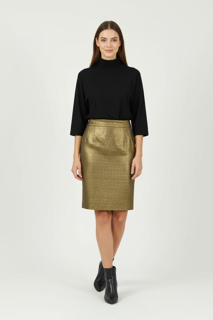 Jupe Crayon Or - Taille XS/34 de la marque Soeur | PARAD89870 - Vendu par Paradigme - Image 1