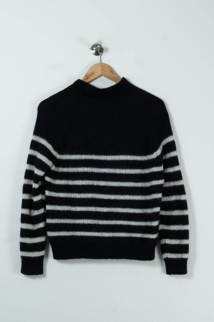 Pull Rayé Bleu et Blanc - Taille XS/34 de la marque Sézane | PARAD89872 - Vendu par Paradigme - Image 4