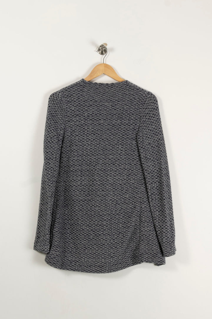 Gilet Bleu - Taille S/36 de la marque La Fée Maraboutée | PARAD89873 - Vendu par Paradigme - Image 4