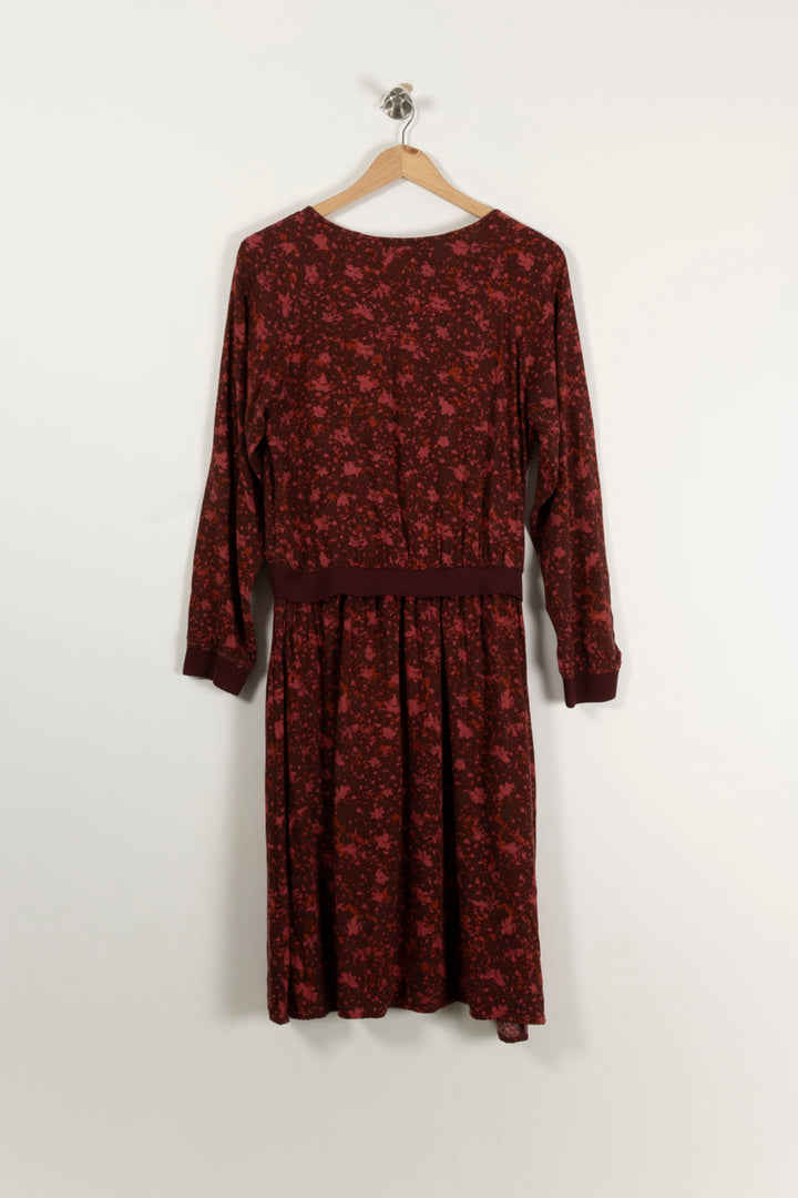 Robe Midi Bordeaux - Taille M/38 de la marque Comptoir des Cotonniers | PARAD89874 - Vendu par Paradigme - Image 4