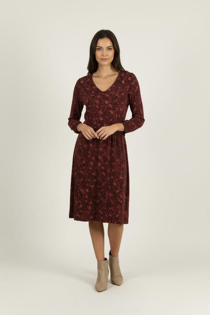 Robe Midi Bordeaux - Taille M/38 de la marque Comptoir des Cotonniers | PARAD89874 - Vendu par Paradigme - Image 1