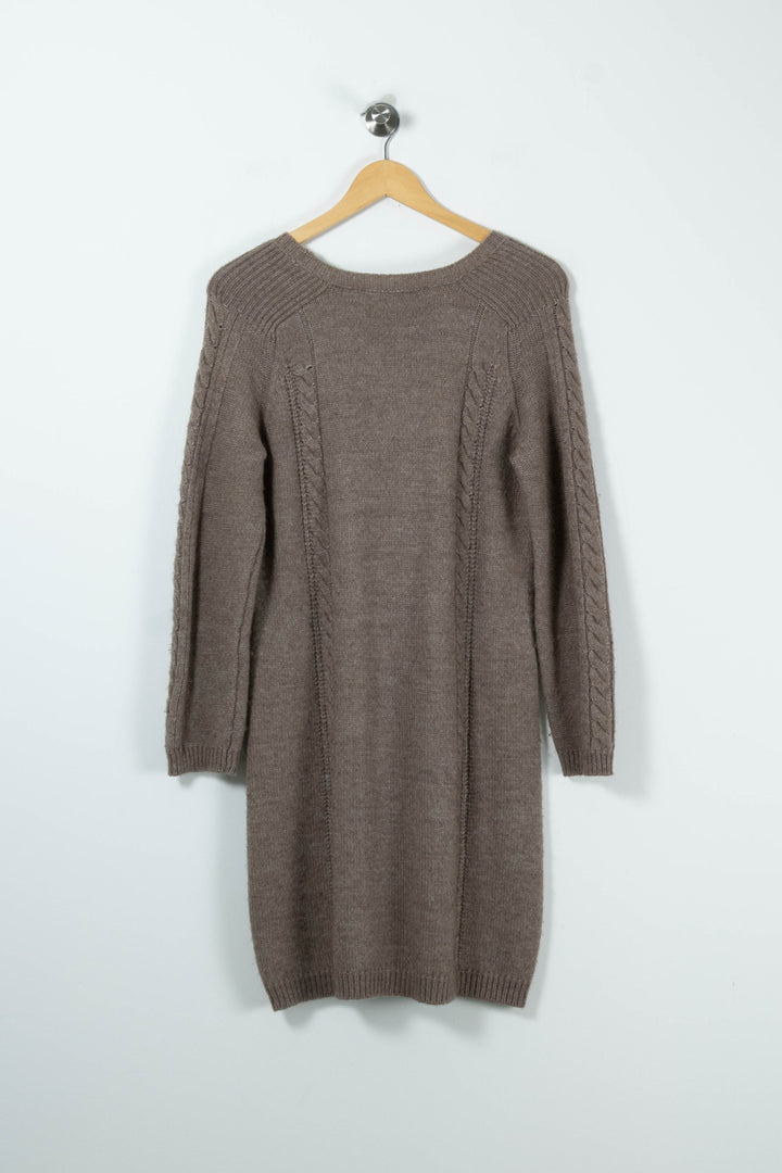 Robe Pull Beige - Taille XL/42 de la marque Gerard Darel | PARAD89878 - Vendu par Paradigme - Image 4