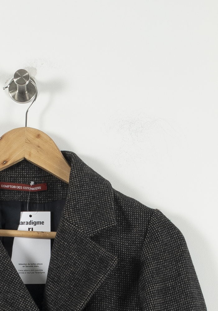 Manteau Gris - Taille S/36 de la marque Comptoir des Cotonniers | PARAD89898 - Vendu par Paradigme - Image 3