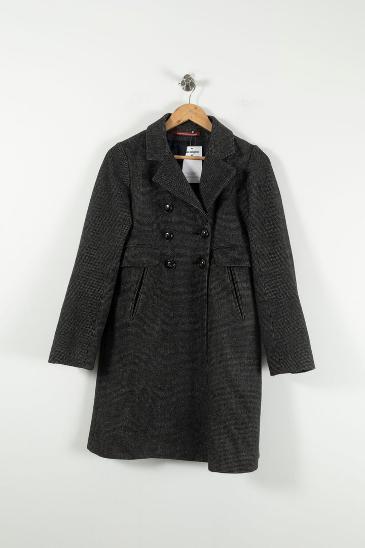 Manteau Gris - Taille S/36 de la marque Comptoir des Cotonniers | PARAD89898 - Vendu par Paradigme - Image 2