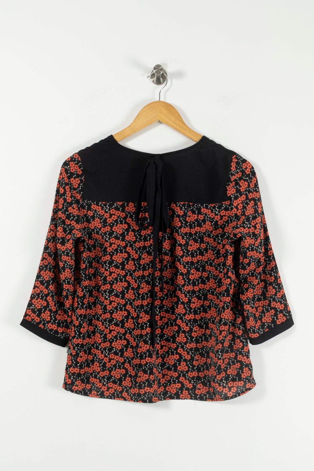 Blouse Noire et Rouge - Taille S/36 de la marque I.Code | PARAD89901 - Vendu par Paradigme - Image 4
