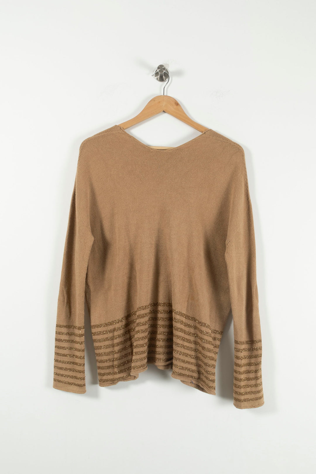 Pull Beige - Taille S/36 de la marque La Fée Maraboutée | PARAD89905 - Vendu par Paradigme - Image 4