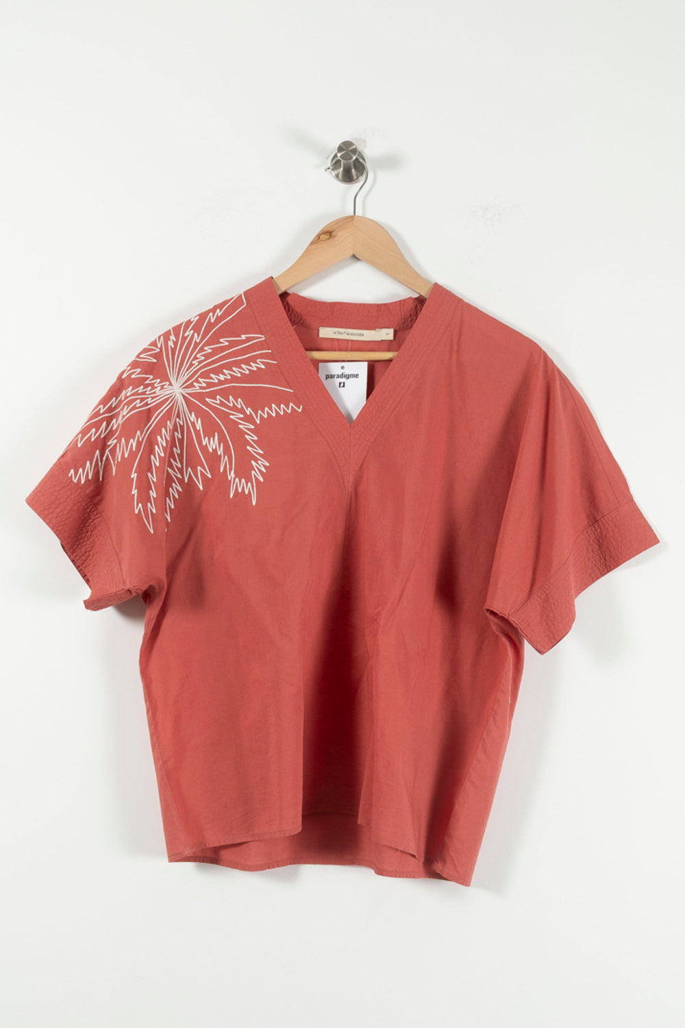 Blouse Rose - Taille S/36 de la marque La Fée Maraboutée | PARAD89906 - Vendu par Paradigme - Image 2