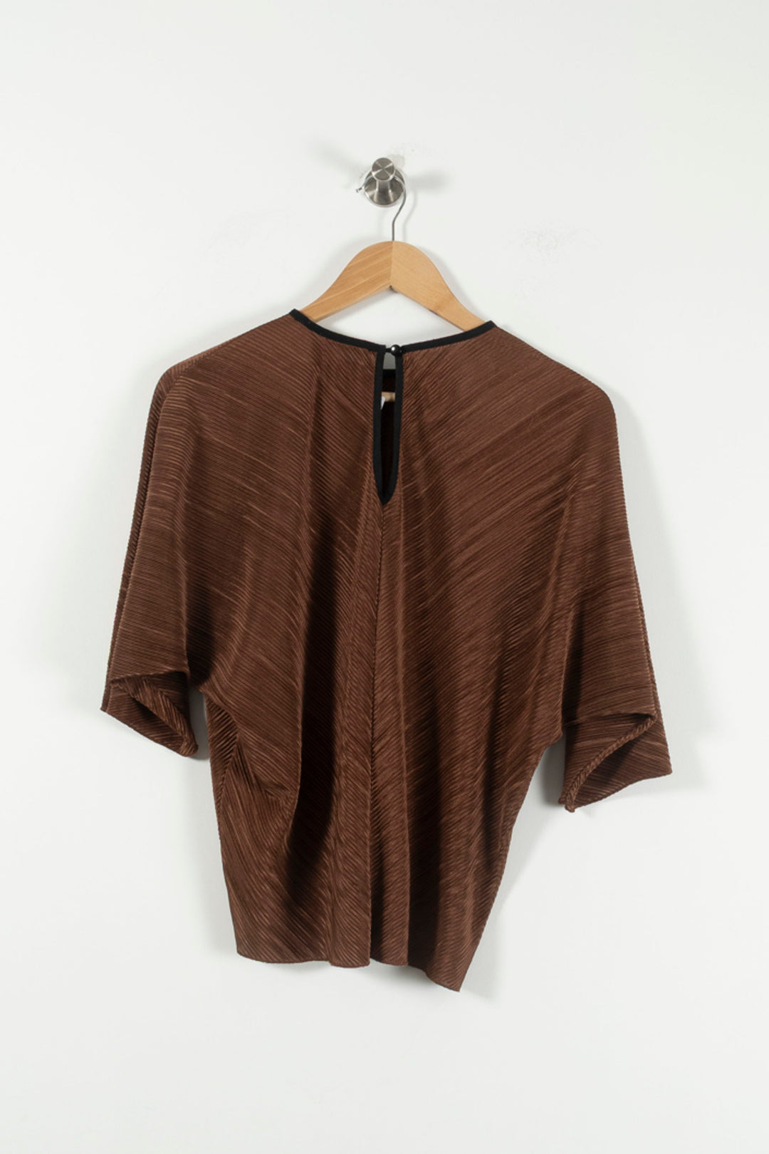 Blouse Marron - Taille S/36 de la marque La Fée Maraboutée | PARAD89908 - Vendu par Paradigme - Image 4