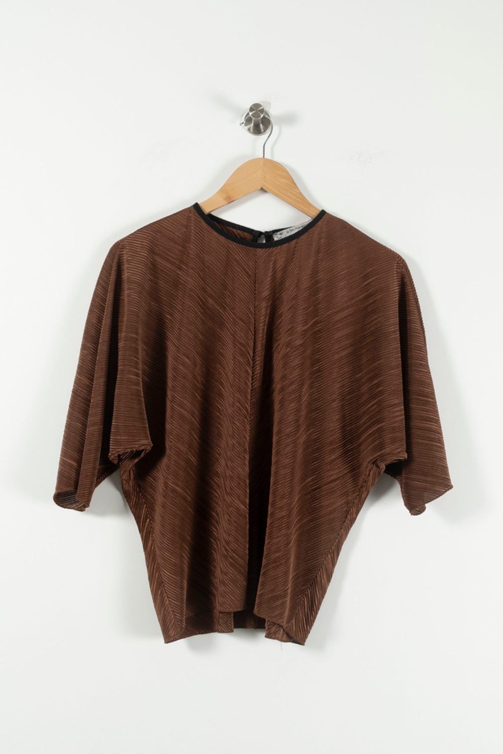 Blouse Marron - Taille S/36 de la marque La Fée Maraboutée | PARAD89908 - Vendu par Paradigme - Image 2