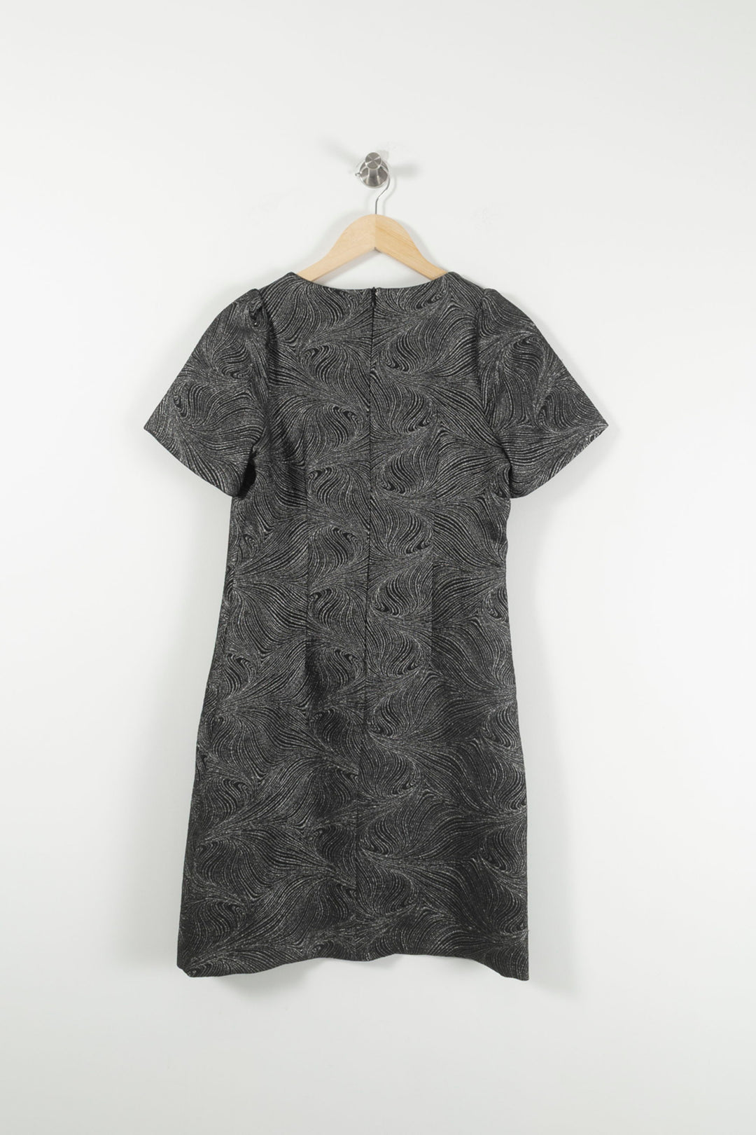 Robe Droite Grise - Taille S/36 de la marque La Fée Maraboutée | PARAD89909 - Vendu par Paradigme - Image 4