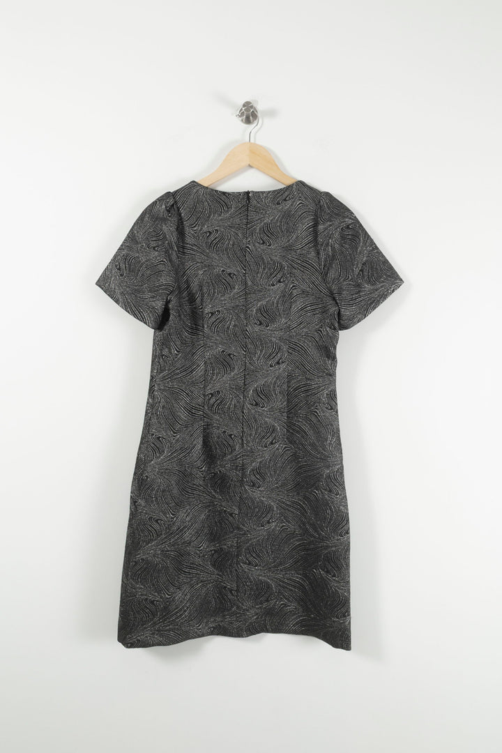 Robe Droite Grise - Taille S/36 de la marque La Fée Maraboutée | PARAD89909 - Vendu par Paradigme - Image 4